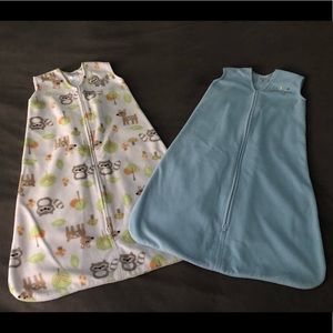 Halo fleece sleep sacks - size 6-12 months, medium